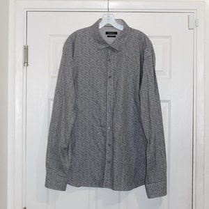 Bugatchi Button Front Shirt Men’s XXL Shaped Fit EUC
